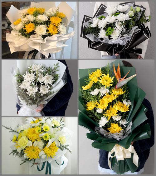 广东揭阳市揭东区曲溪街道云南村白事花束代送